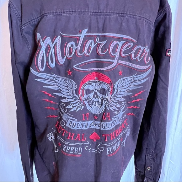 💚Motorgear denim shirt - Picture 7 of 10